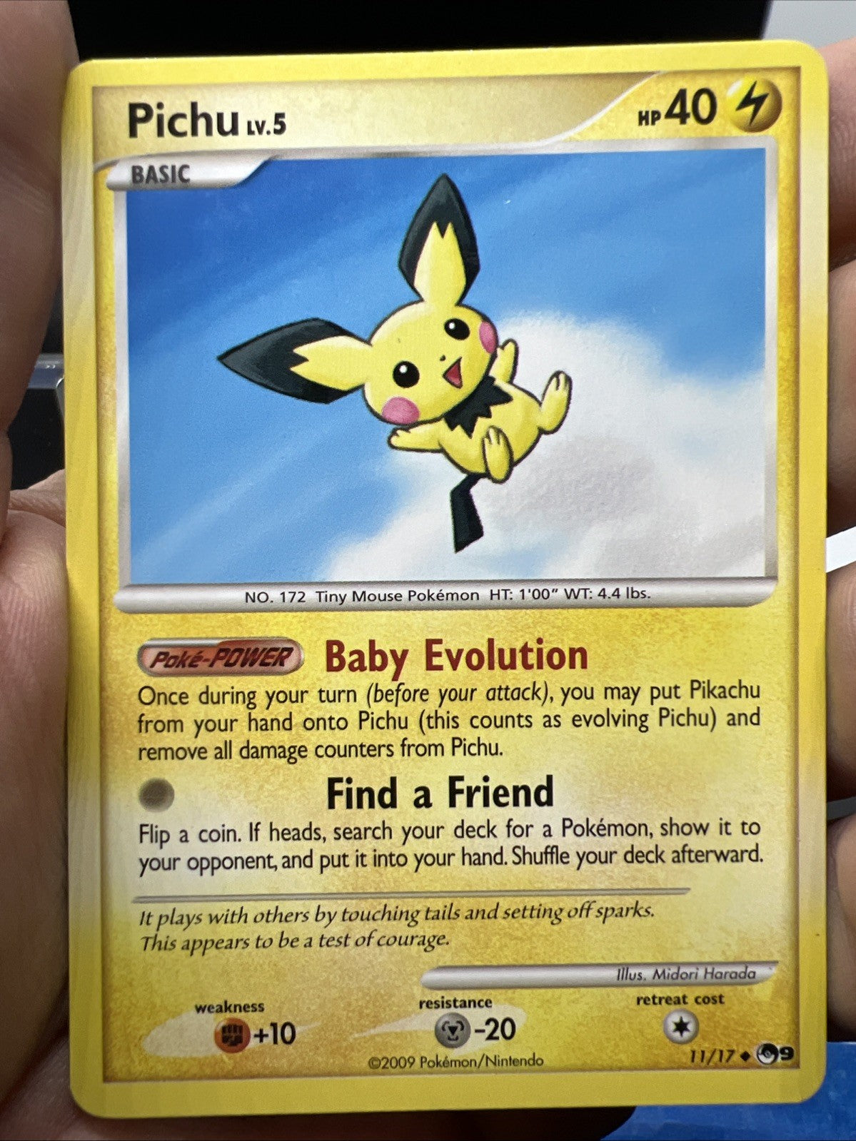 Pokemon Pichu 011/017 POP Series 9 - MOD PLAY