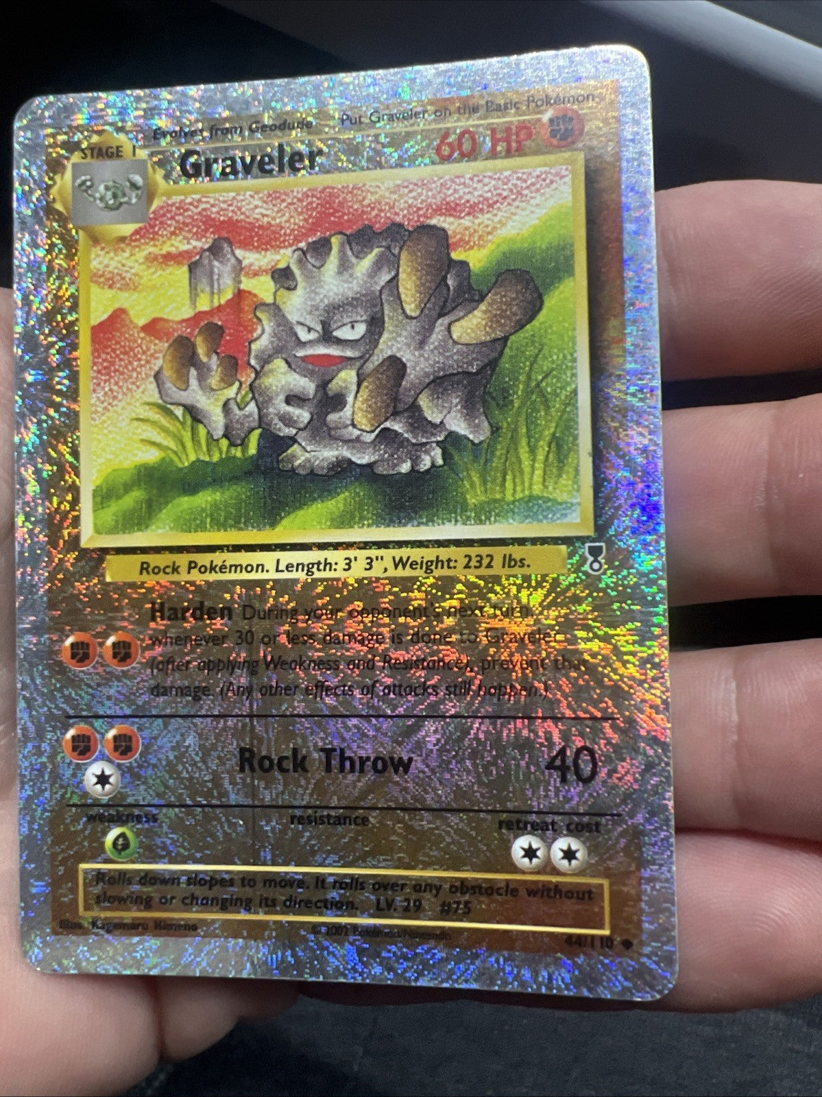 Pokemon Graveler 44/110 Legendary Collection Reverse Holo - MOD PLAY