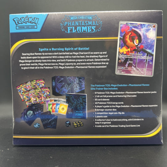 Pokemon TCG Mega Evolutons - Phantasmal Flames ETB - Elite Trainer Box