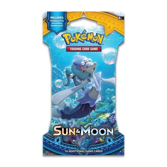 Pokemon Sun & Moon Base Set Sleeved Booster Pack - CHOOSE YOUR ART