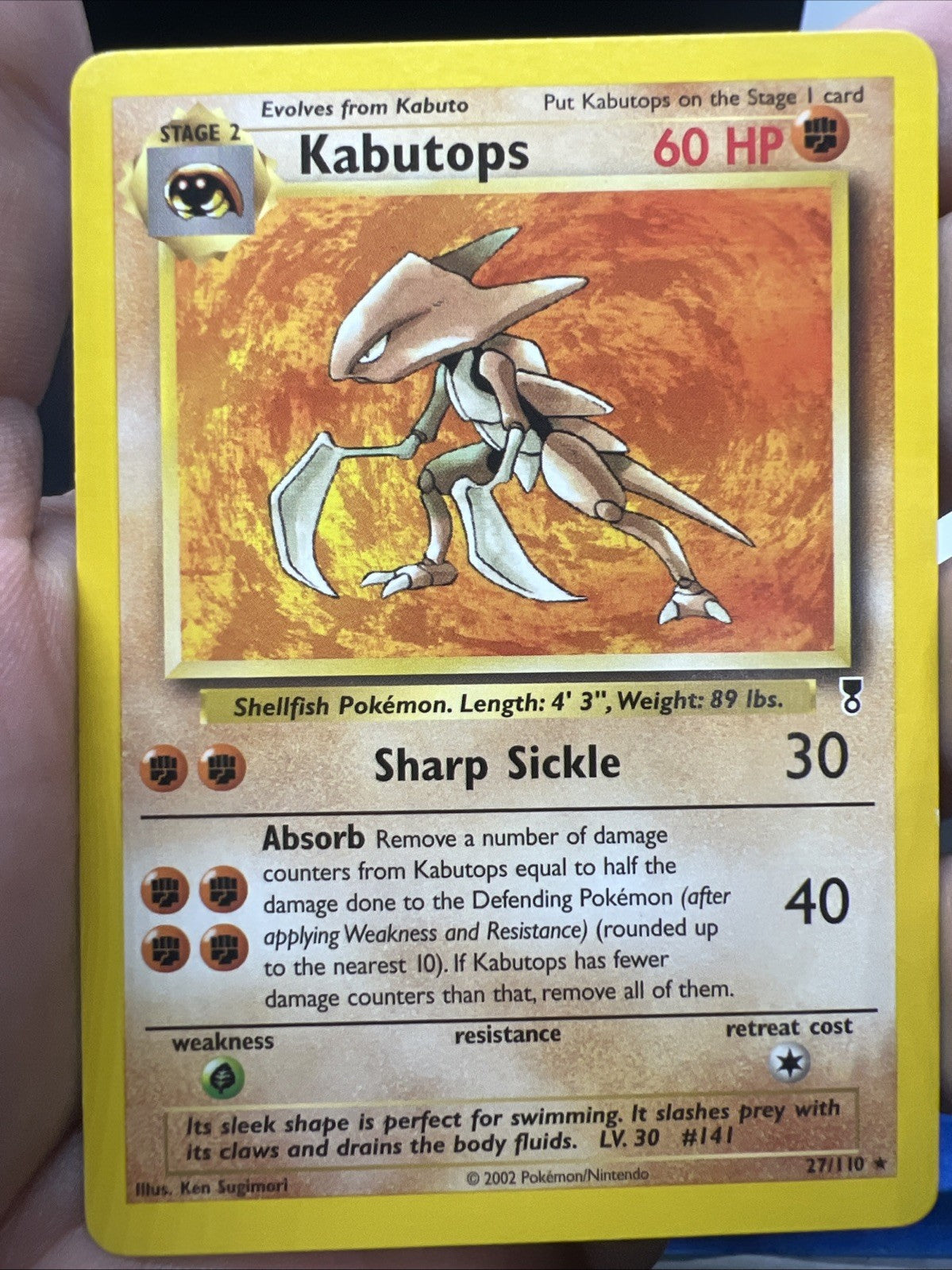 Pokemon Kabutops 27/110 Legendary Collection Rare - MOD PLAY