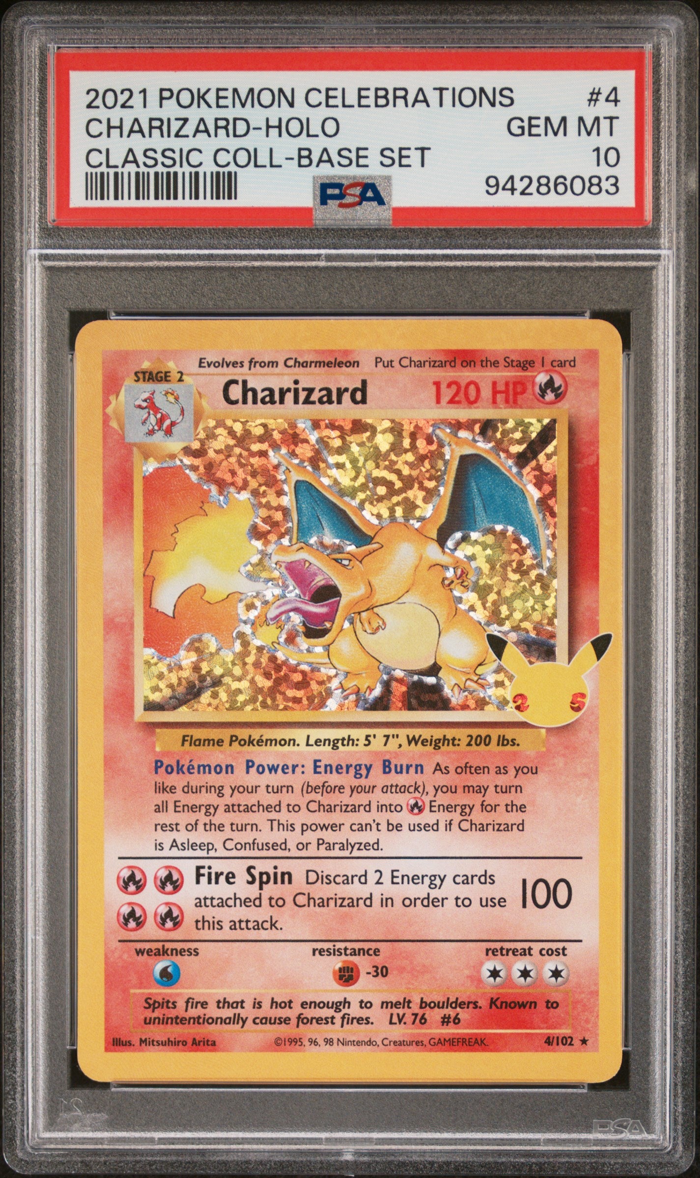 PSA 10 Charizard Classic Collection #4
