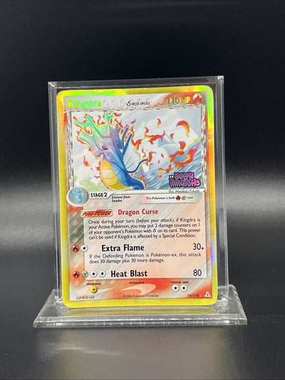 Pokemon Kingdra (Delta Species) 10/110 Holon Phantoms Reverse Holo - HEAVY PLAY