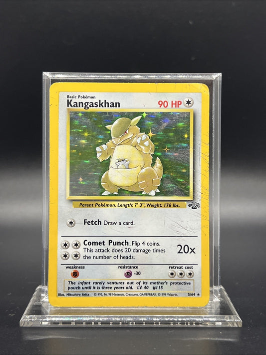 Pokemon Kangaskhan 05/64 – Jungle – Holo Rare – Heavy Play (E)
