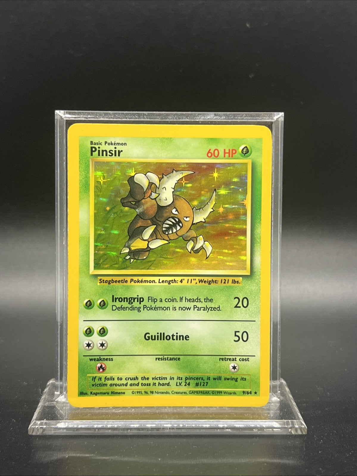Pinsir 9/64 Jungle Holo No Symbol Error - MOD PLAY - Pokemon
