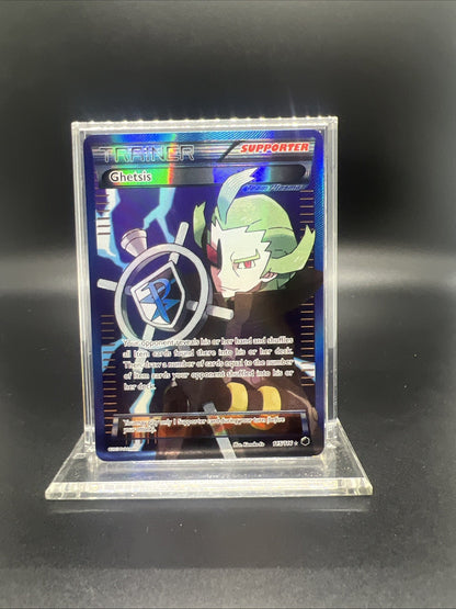 Pokemon Ghetsis (Team Plasma) (Full Art) 115/116 Plasma Freeze Holo - LIGHT PLAY