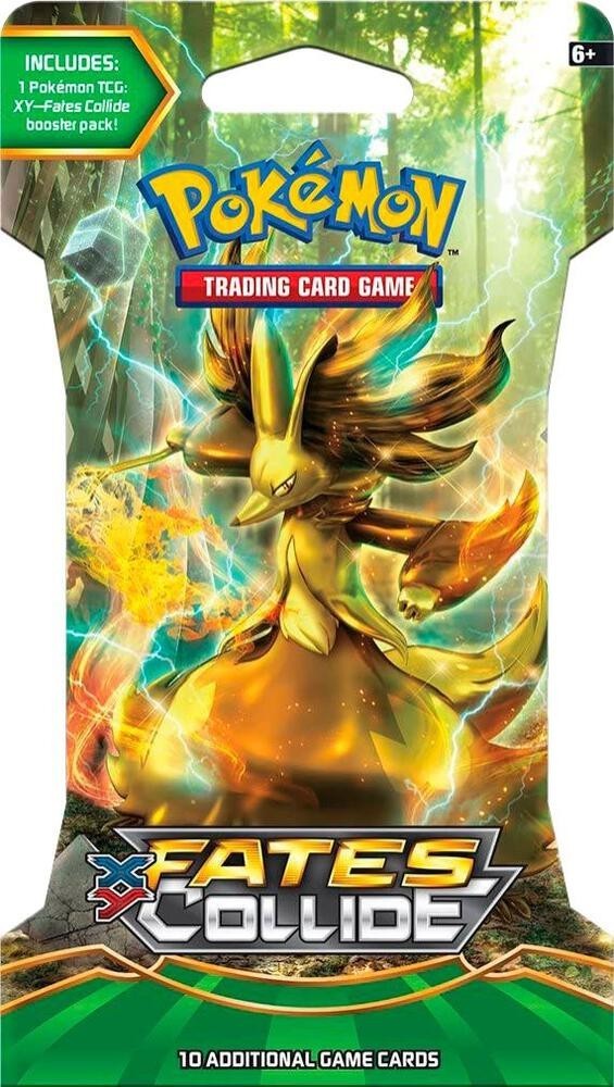 Pokemon XY Fates Collide Sleeved Booster Pack - CHOOSE YOUR ART