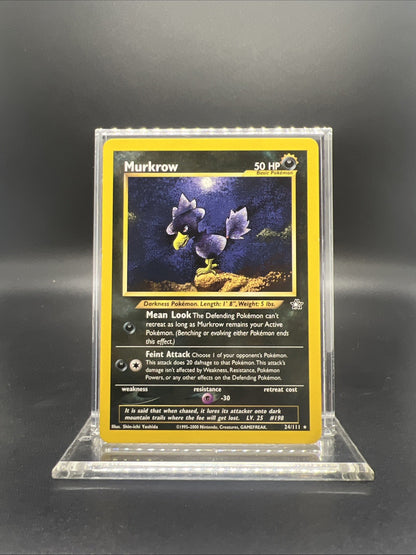 Pokemon Murkrow 24/111 Neo Genesis Rare - MOD PLAY