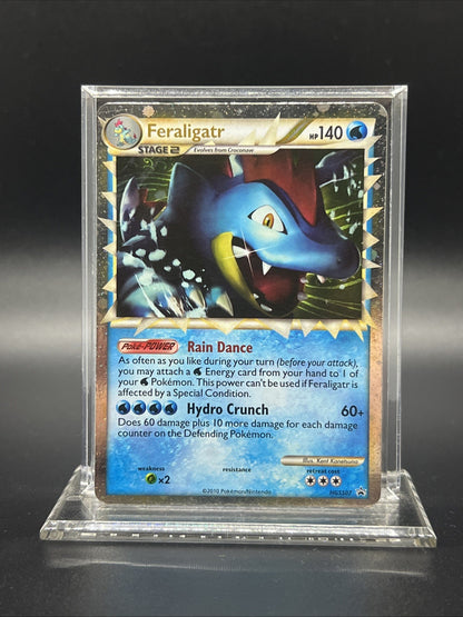 Feraligatr Prime HGSS07 Promo HEAVY PLAY Pokemon
