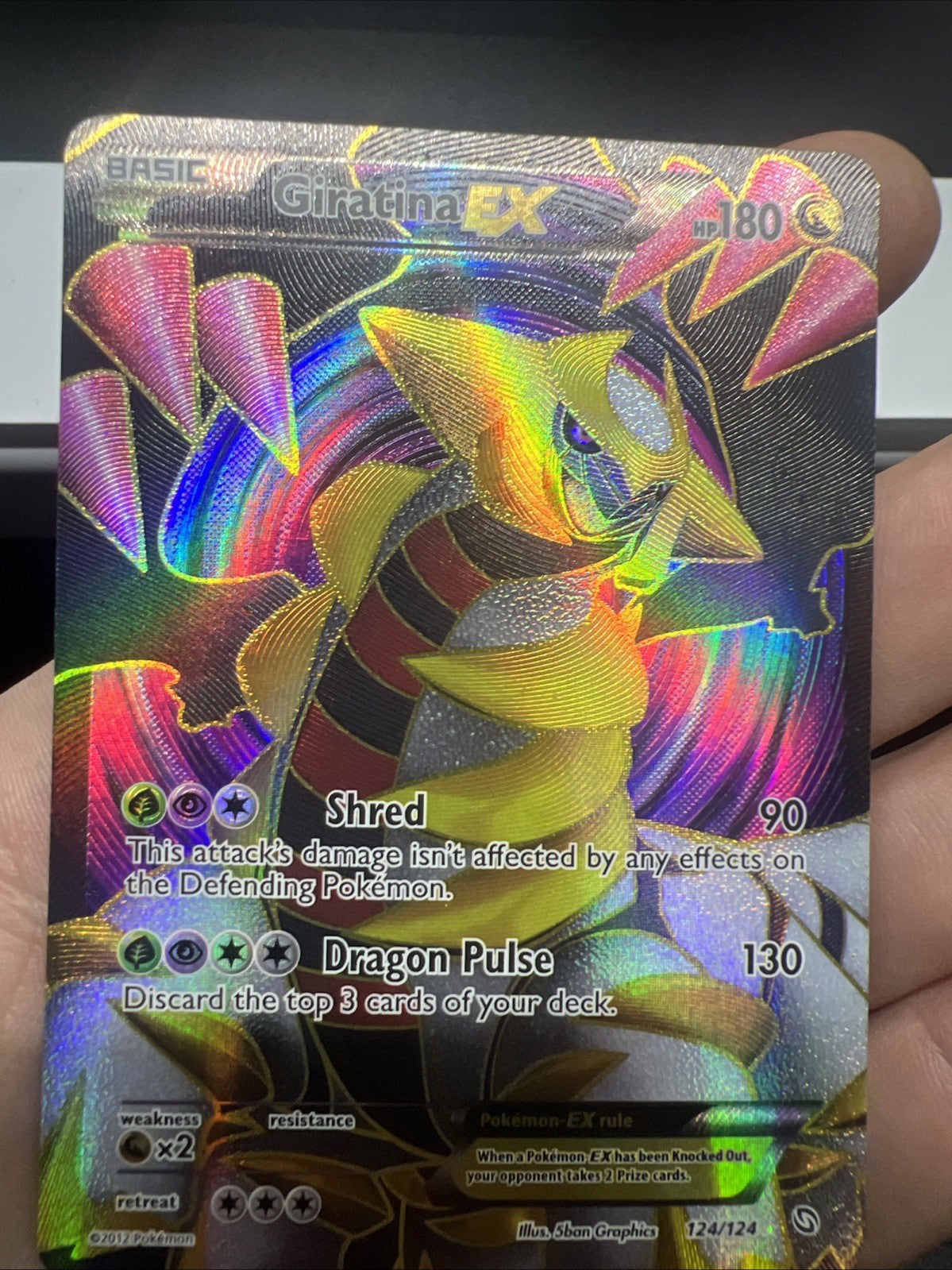 Pokemon Giratina EX 124/124 Dragons Exalted Full Art - MOD PLAY