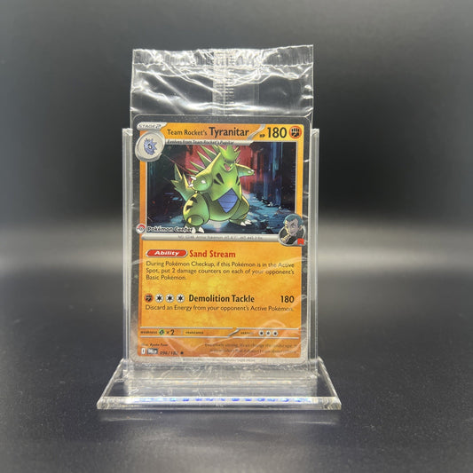 Sealed Team Rocket's Tyranitar (Pokemon Center Exclusive) 096/182