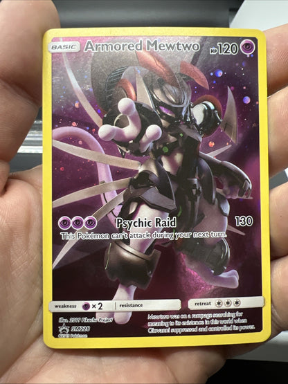 Pokemon Armored Mewtwo SM228 Sun & Moon Promo - LIGHT PLAY