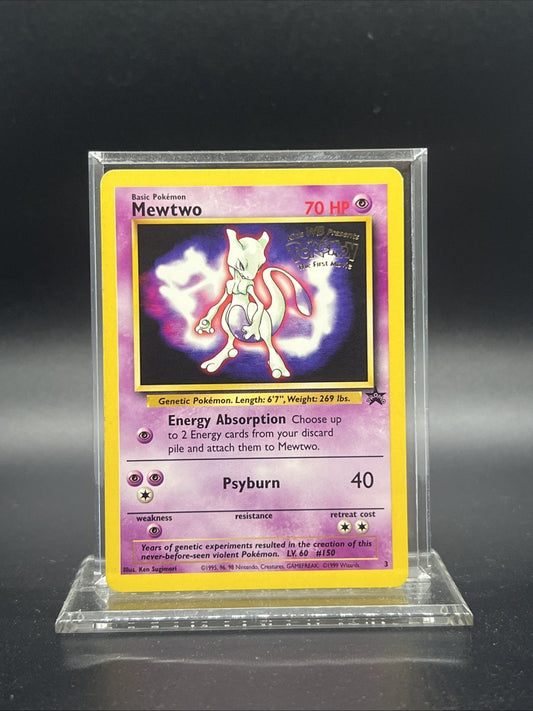 Mewtwo 3/53 Wotc Movie Promo Non Holo - HEAVY PLAY - Pokemon