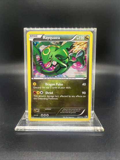 Pokemon Rayquaza 93/113 Legendary Treasures Holo - LIGHT PLAY
