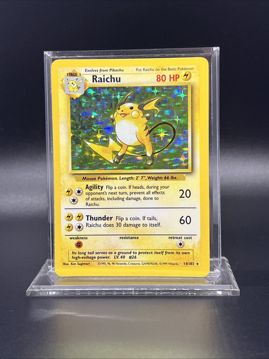 Pokemon Raichu 014/102 Base Set Holo - MOD PLAY