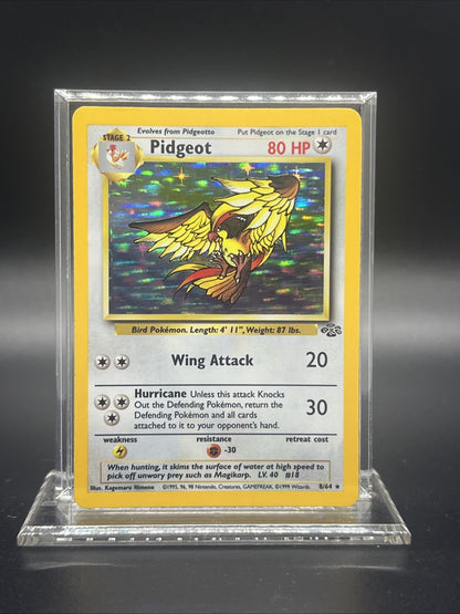 Pokemon Pidgeot 08/64 – Jungle – Holo Rare – Moderate Play