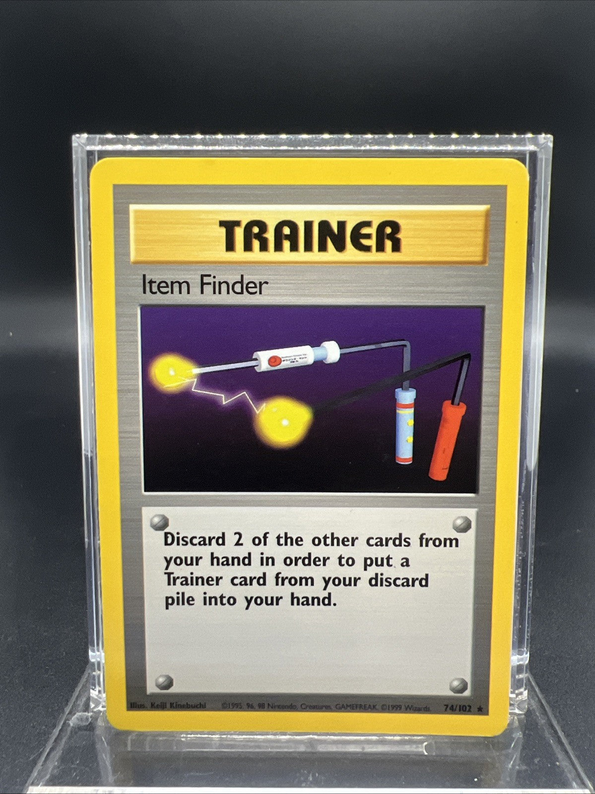 Pokemon Item Finder 074/102 Base Set Rare Non Holo - MOD PLAY