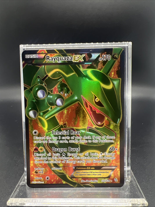 Pokemon Rayquaza EX 123/124 Dragons Exalted Full Art - MOD PLAY