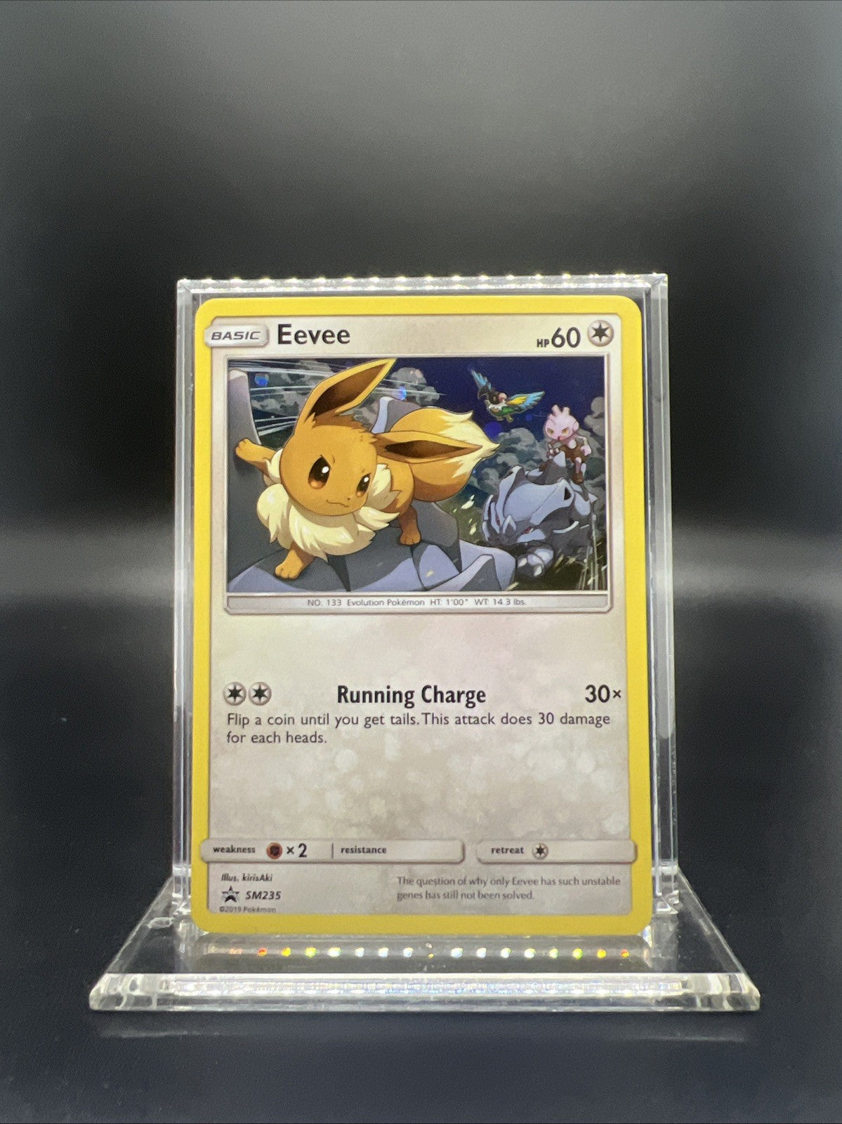 Pokemon Eevee SM235 Sun & Moon Promo Holo -LIGHT PLAY