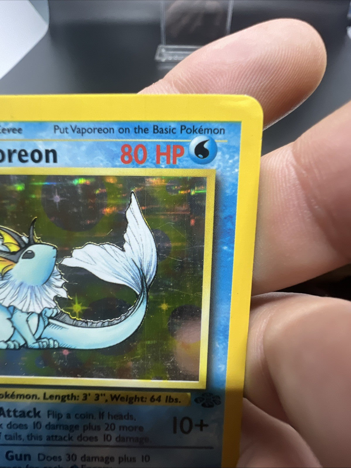 Pokemon Vaporeon 12/64 Jungle Holo - MOD PLAY