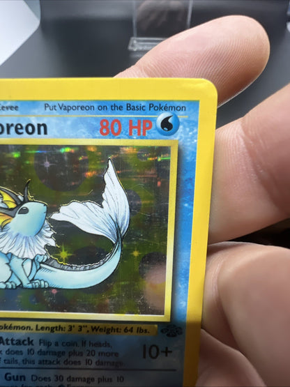 Pokemon Vaporeon 12/64 Jungle Holo - MOD PLAY