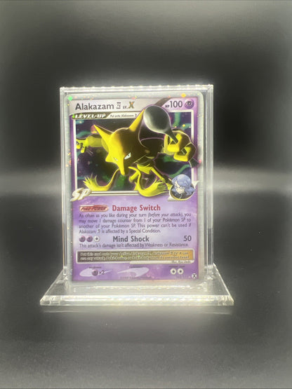 Pokeomn Alakazam Lv.X 103/111 Rising Rivals Holo - LIGHT PLAY