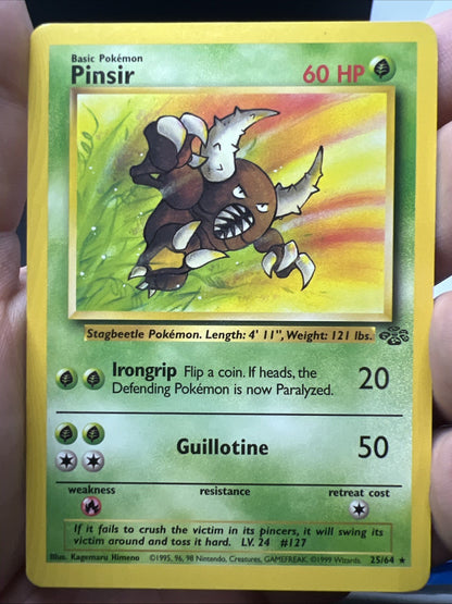 Pokemon Pinsir 25/64 Jungle Rare - MOD PLAY