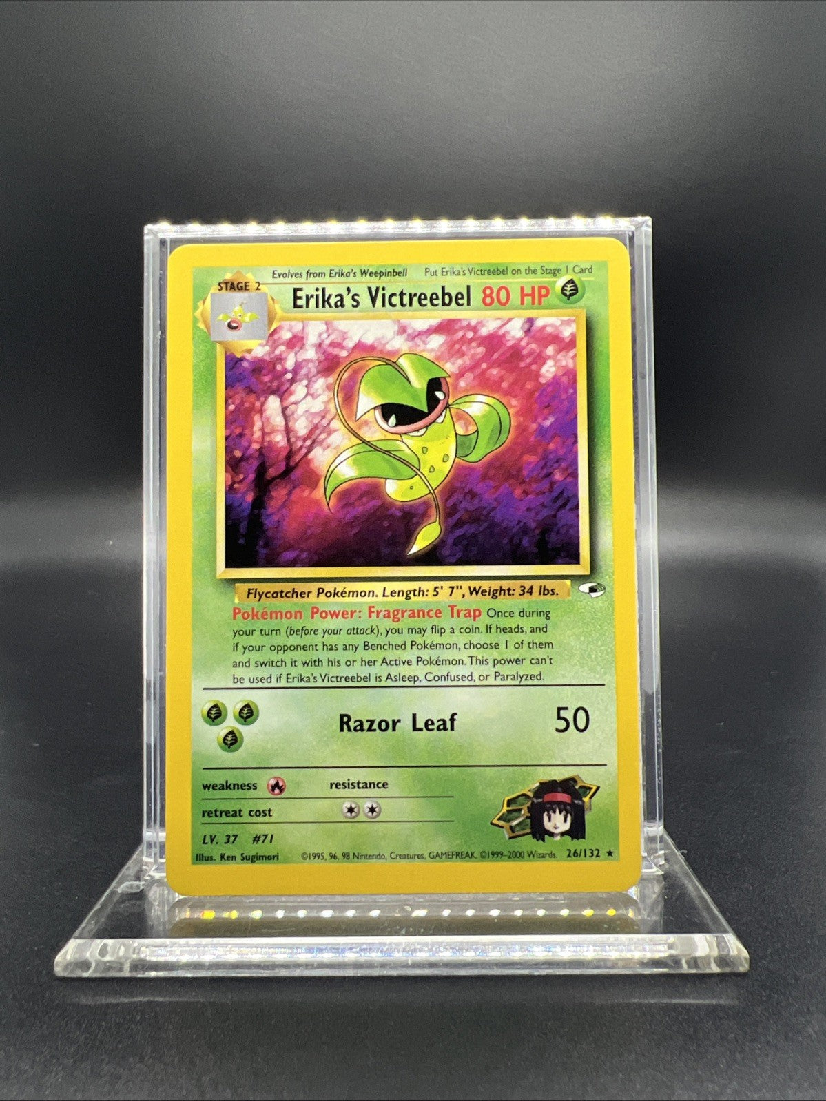 Pokemon Erika's Victreebel 026/132 Gym Heroes Rare - MOD PLAY
