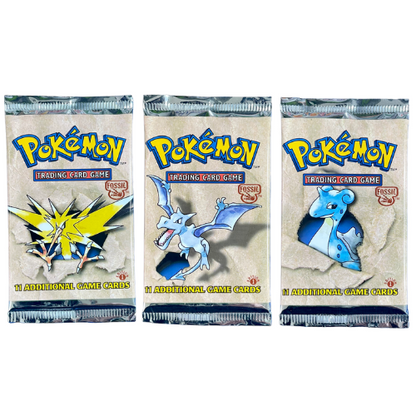 Pokemon Fossil 1st Edition Booster Pack  *UNWEIGHED* - CHOOSE YOUR ART