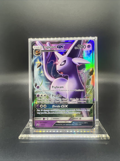 Pokemon Espeon GX SM35 SUn & Moon Promo Holo - LIGHT PLAY