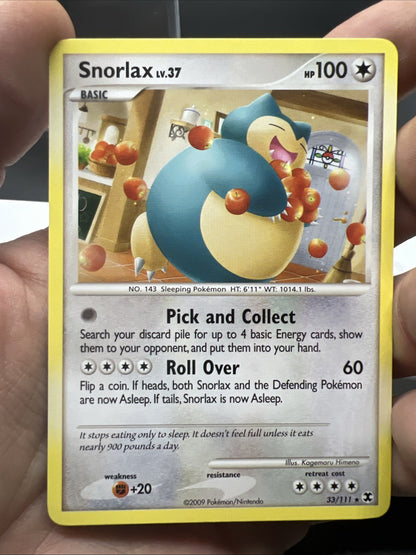 Pokemon Snorlax 33/111 Rising Rivals - NEAR MINT