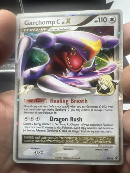 Pokemon Garchomp C LV.X DP46 Diamond and Pearl Promo - LIGHT PLAY