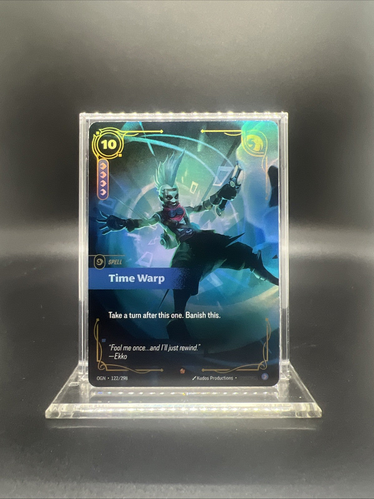 Riftbound Origins Time Warp Epic Foil 122/298 - NEAR MINT