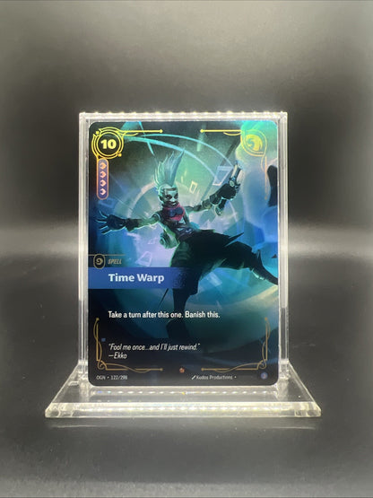 Riftbound Origins Time Warp Epic Foil 122/298 - NEAR MINT