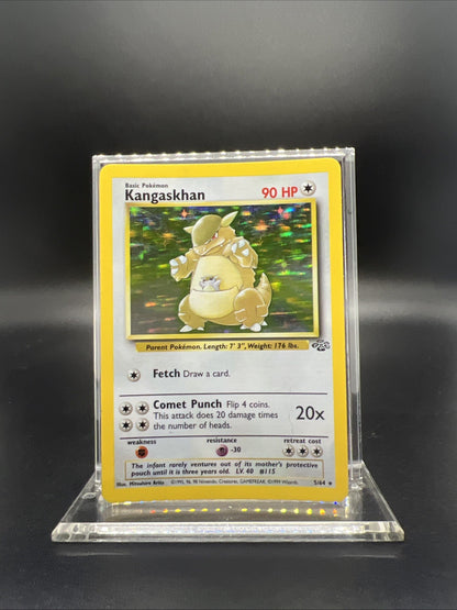 Pokemon Kangaskhan 05/64 Jungle Holo - HEAVY PLAY