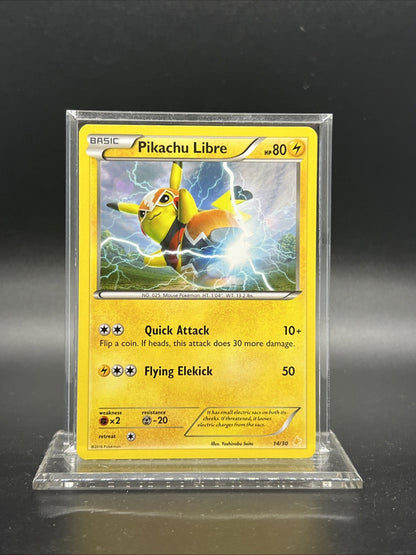 Pikachu Libre 14/30 XY Trainer Kit Non Holo - LIGHT PLAY - Pokemon