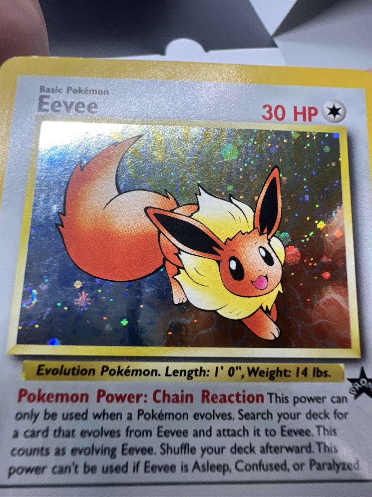 Eevee 11/53 – WOTC Promo – Holo – Heavy Play - Pokemon