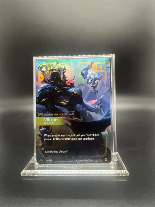 Riftbound Origin Viktor Leader Epic Foil 246/298 - NEAR MINT