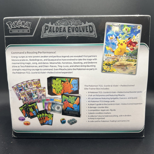 Pokemon Scarlet & Violet Paldea Evolved ETB Elite Trainer Box