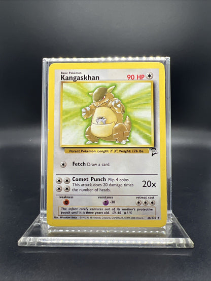 Pokemon Kangaskhan 026/130 Base Set 2 Rare - MOD PLAY