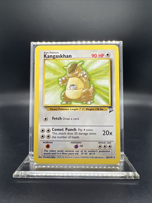Pokemon Kangaskhan 026/130 Base Set 2 Rare - MOD PLAY
