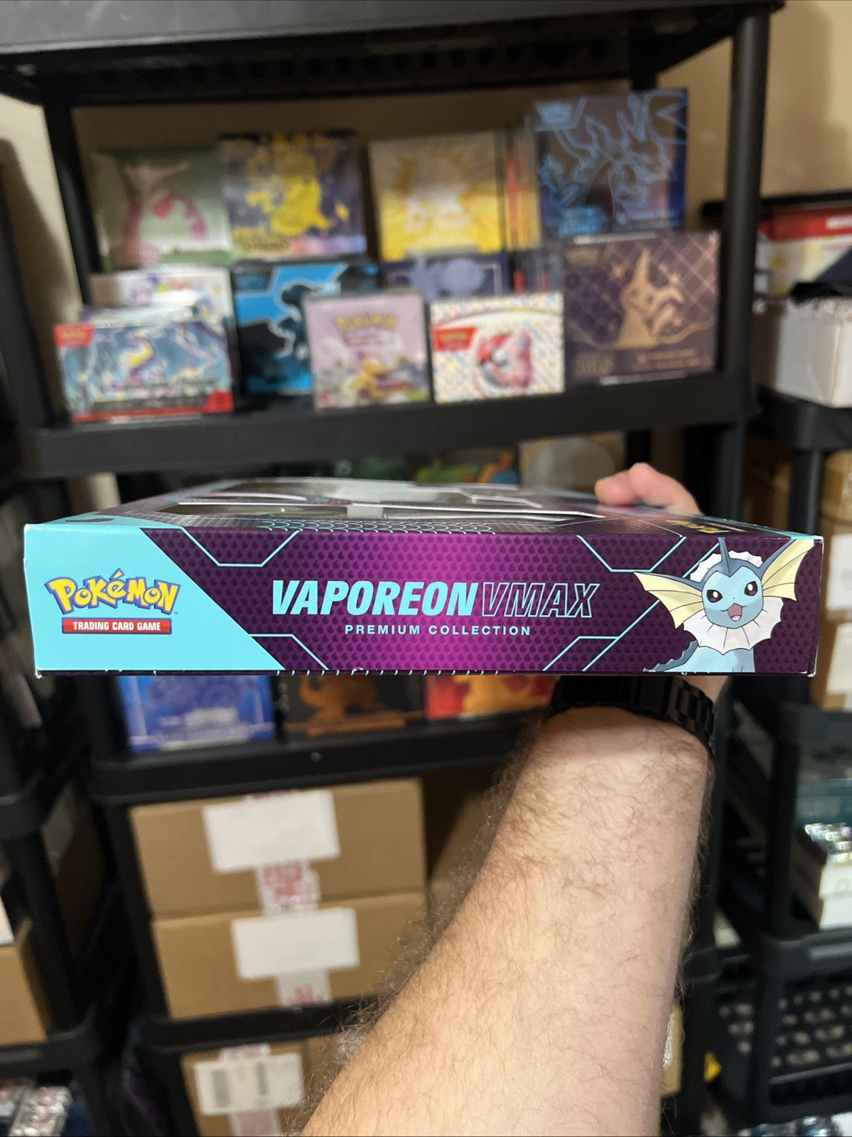 Pokemon Vaporeon VMAX Premium Collection Box Brand New Sealed