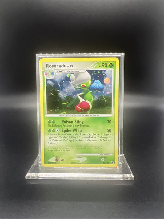 Pokemon Roserade 13/130 Diamond and Pearl Holo - LIGHT PLAY