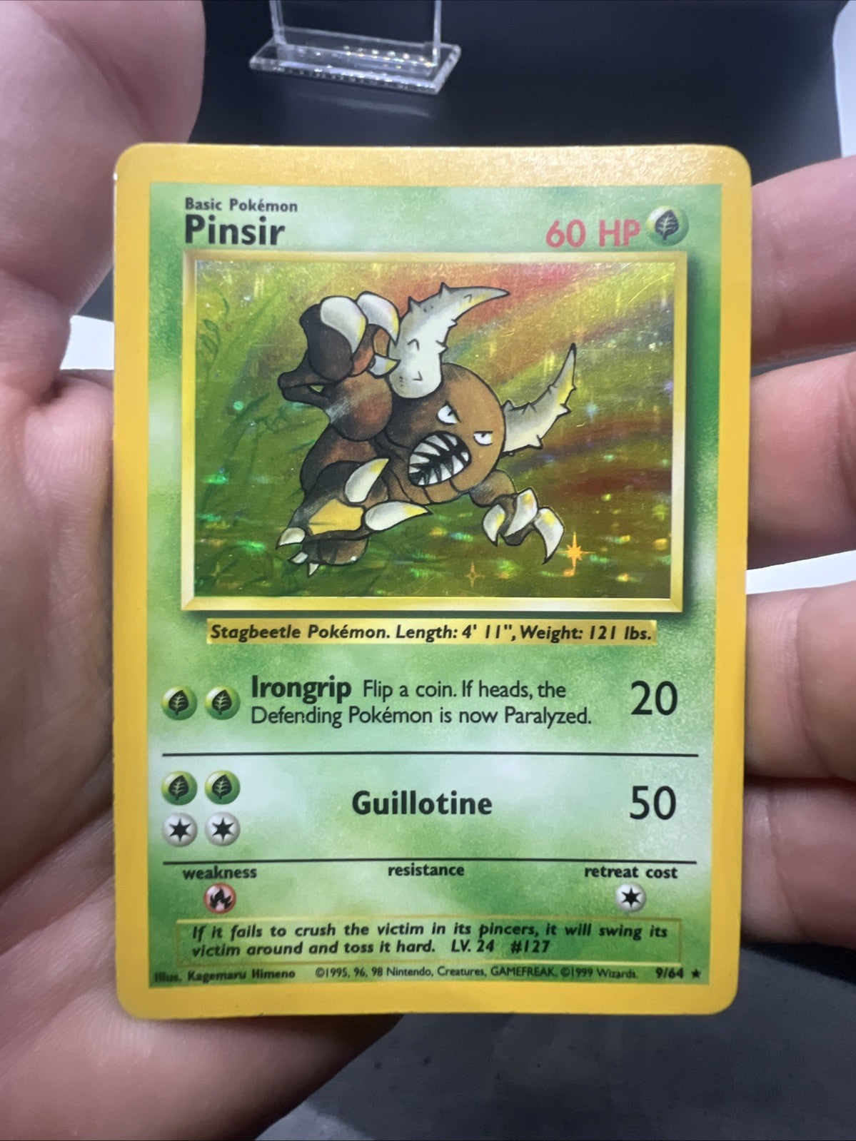 Pinsir 9/64 Jungle Holo No Symbol Error - MOD PLAY - Pokemon