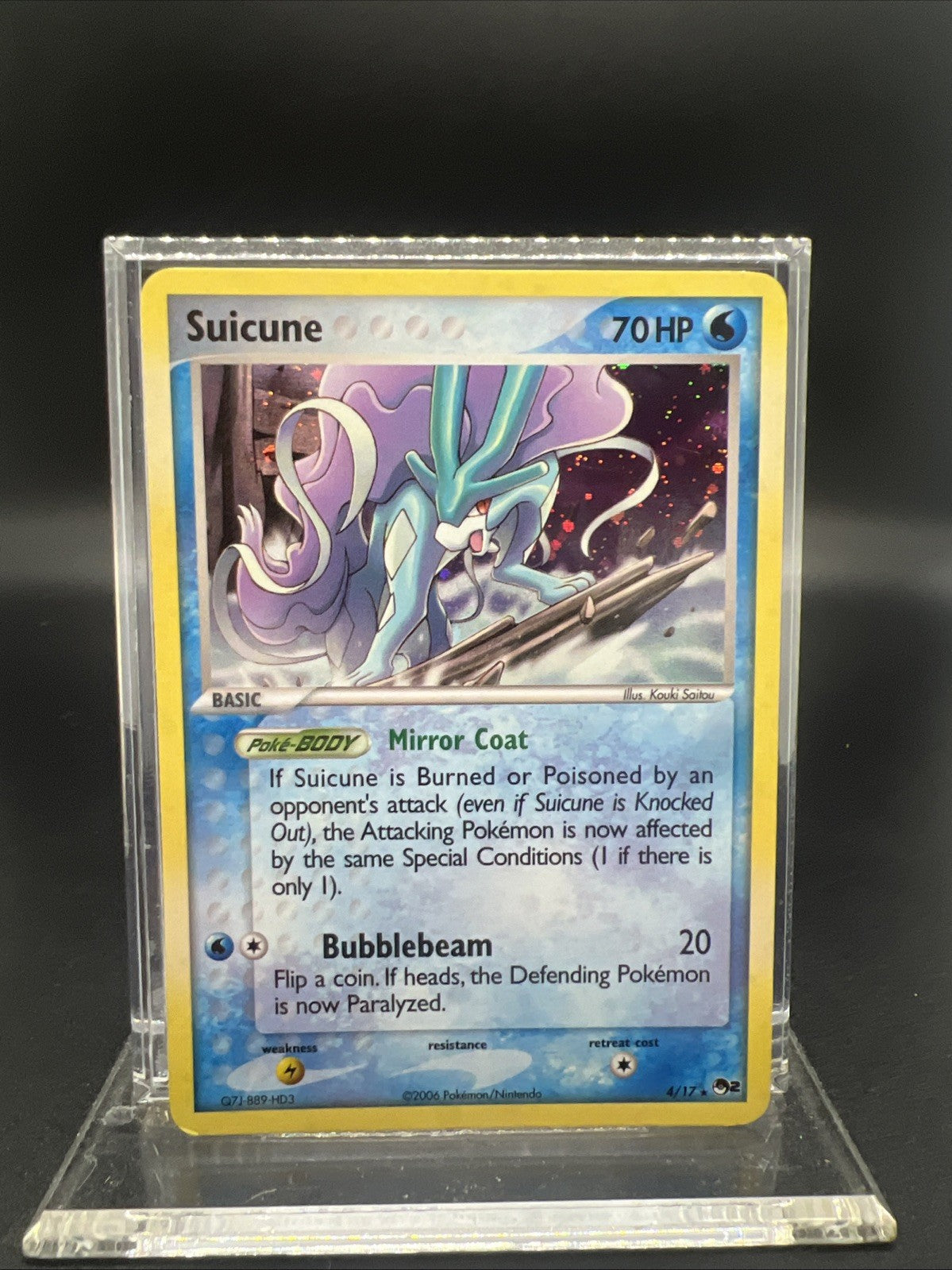 Pokemon Suicune 004/017 POP Series 2 Holo - MOD PLAY