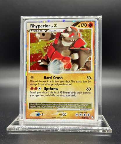 Pokemon Rhyperior LV.X 145/146 Diamond & Pearl Legends Awakened Holo - NEAR MINT