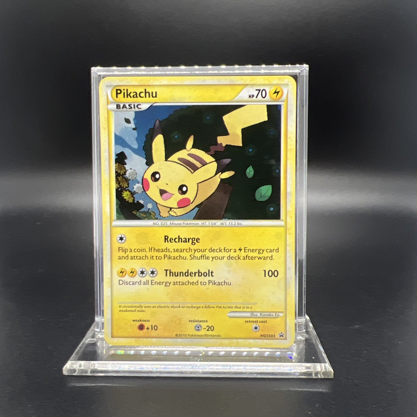 Pokemon Pikachu HGSS03 HGSS Promo Holo - LIGHT PLAY