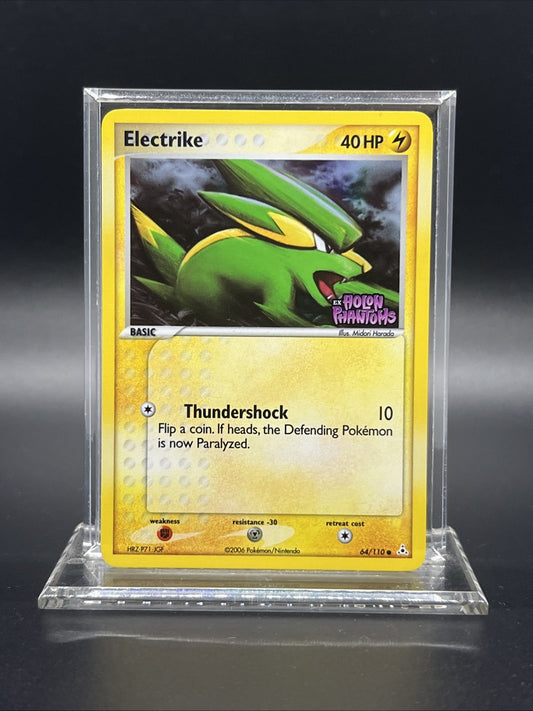 Electrike 64/110 Holon Phantoms Reverse Holo MOD PLAY Pokemon