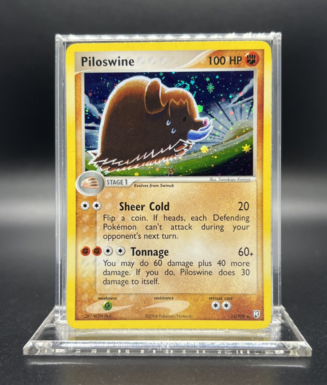 Pokemon Piloswine 13/109 Team Rocket Returns - NEAR MINT
