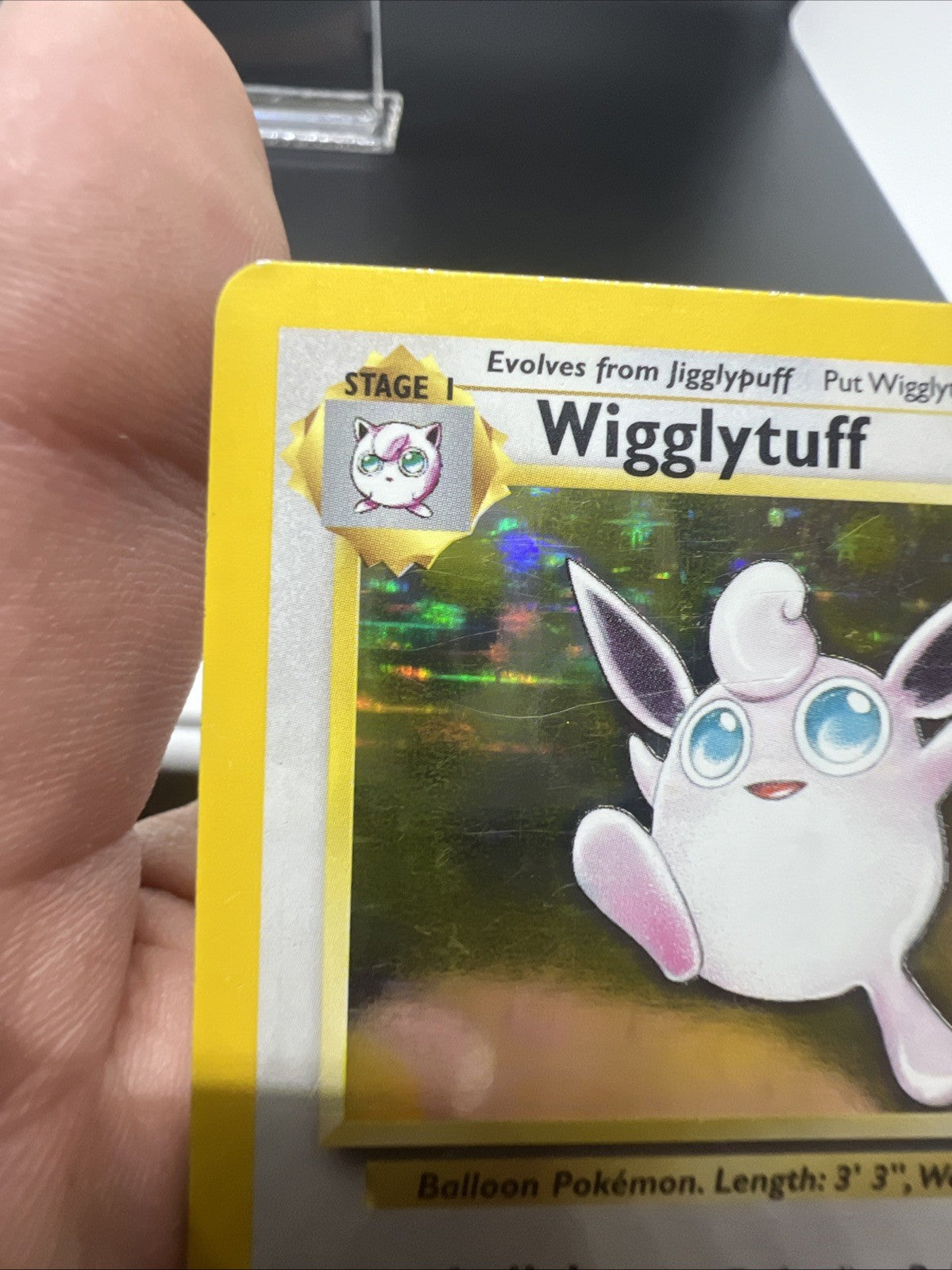 Pokemon Wigglytuff 16/64 – Jungle – Holo Rare – Heavy Play